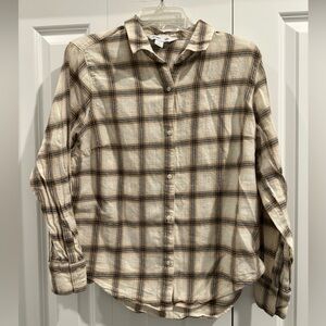 Old Navy women’s flannel button down top